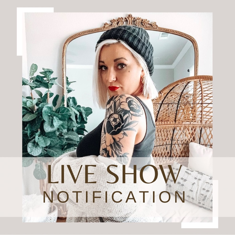 Like This Listing To Be Notified When I Go Live - Picture 1 of 1